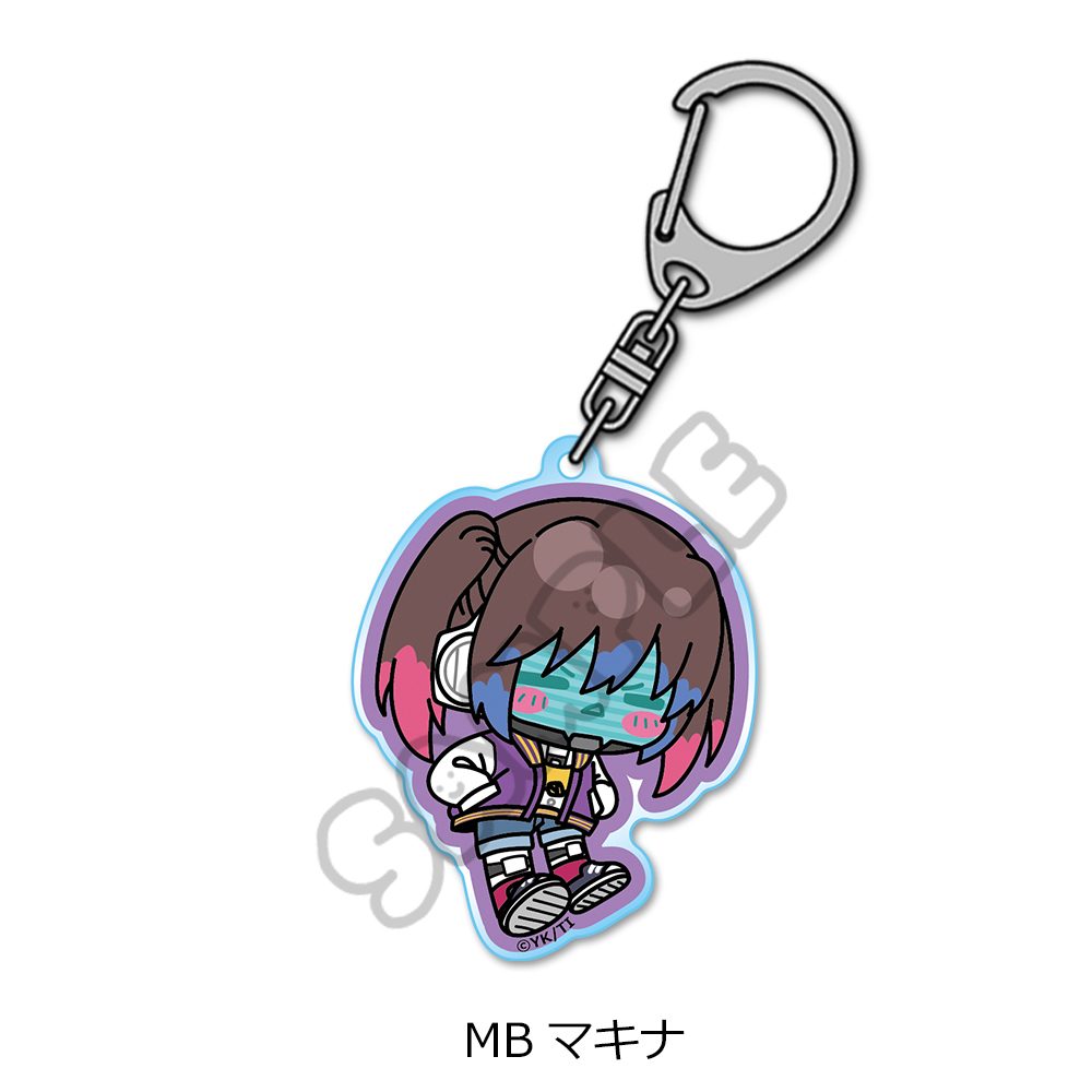 銀河特急 ミルキー☆サブウェイ アクリルキーホルダー(mochocho) MB マキナ ("MILKY SUBWAY THE GALACTIC LIMITED EXPRESS" Acrylic Key Chain (mochocho) MB Makina)