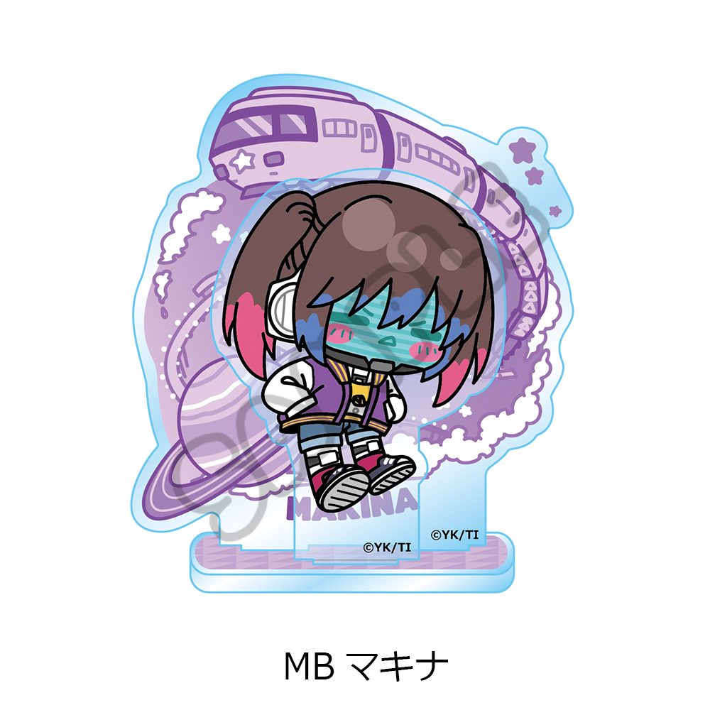 銀河特急 ミルキー☆サブウェイ アクリルスタンド(mochocho) MB マキナ ("MILKY SUBWAY THE GALACTIC LIMITED EXPRESS" Acrylic Stand (mochocho) MB Makina)