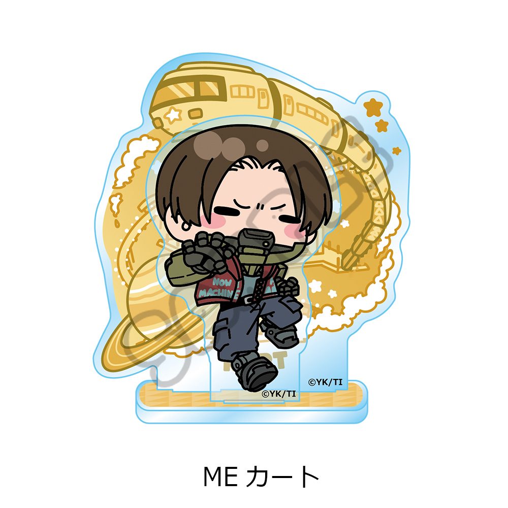銀河特急 ミルキー☆サブウェイ アクリルスタンド(mochocho) ME カート ("MILKY SUBWAY THE GALACTIC LIMITED EXPRESS" Acrylic Stand (mochocho) ME Kurt)