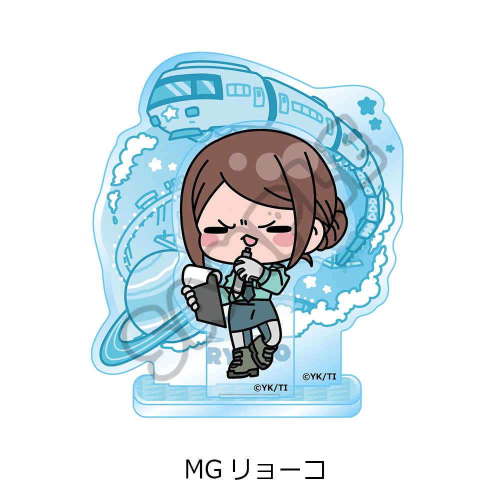 銀河特急 ミルキー☆サブウェイ アクリルスタンド(mochocho) MG リョーコ ("MILKY SUBWAY THE GALACTIC LIMITED EXPRESS" Acrylic Stand (mochocho) MG Ryoko)