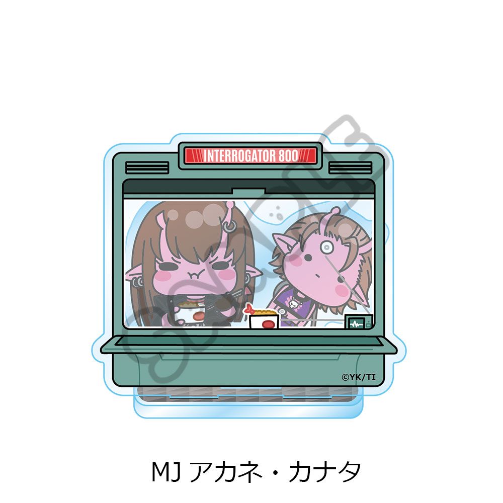 銀河特急 ミルキー☆サブウェイ アクリルスタンド(mochocho) MJ アカネ・カナタ ("MILKY SUBWAY THE GALACTIC LIMITED EXPRESS" Acrylic Stand (mochocho) MJ Akane & Kanata)