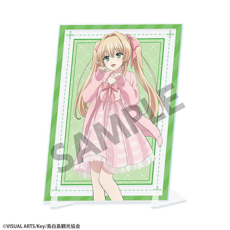 Summer Pockets 描き下ろしビジュアルアクリルプレート 紬ヴェンダース ゆめかわVer. ("Summer Pockets" Original Illustration Visual Acrylic Plate Tsumugi Wenders Yumekawa Ver.)