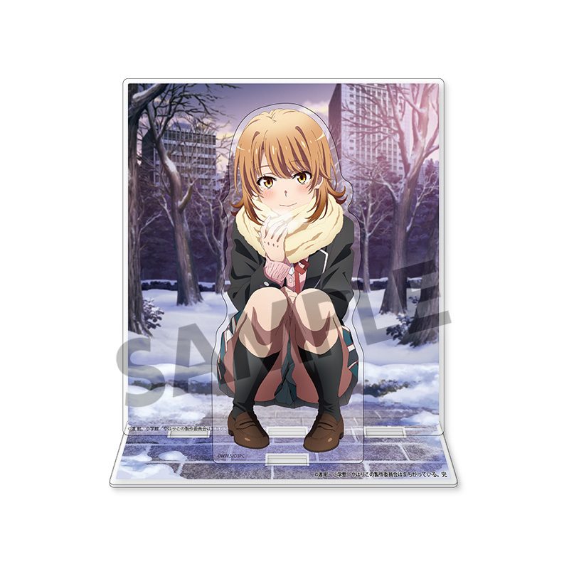 やはり俺の青春ラブコメはまちがっている。完 背景付きアクリルスタンド 一色いろは 2019 winter Ver. ("Yahari Ore no Seishun Love-come wa Machigatteiru. Kan" Acrylic Stand with Background Isshiki Iroha 2019 Winter Ver.)