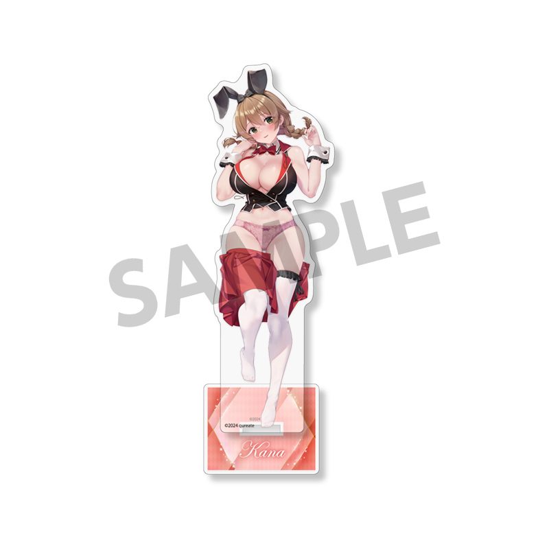 バニーガーデン 描き下ろしアクリルスタンド 花奈 A ("Bunny Garden" Original Illustration Acrylic Stand Kana A)