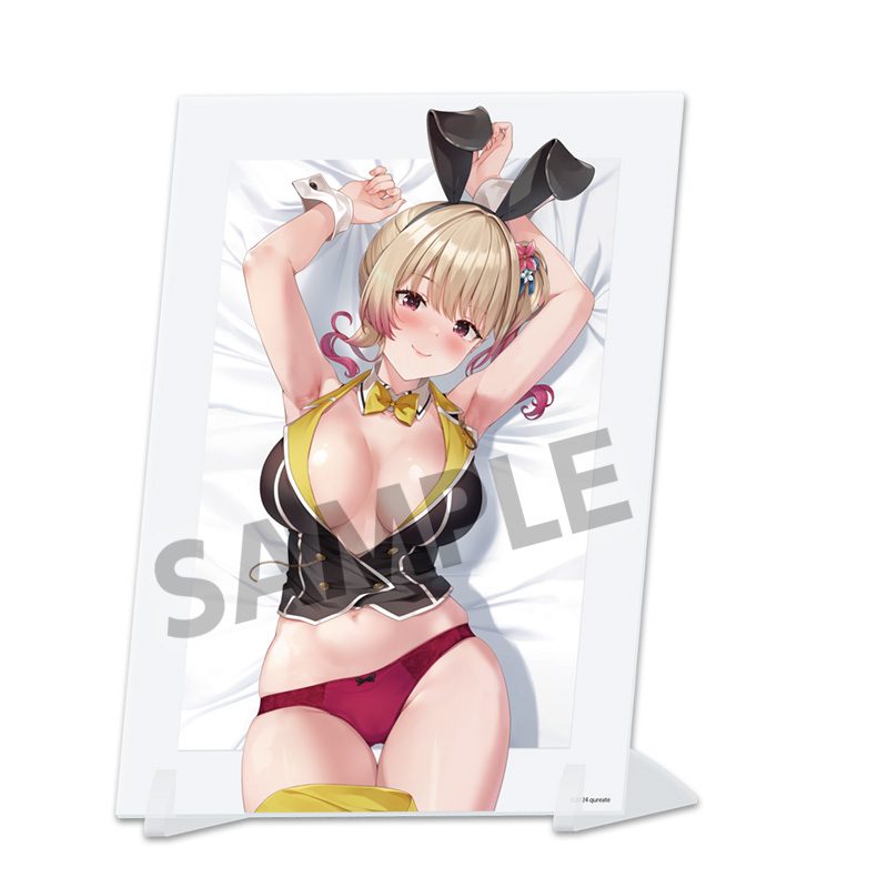 バニーガーデン 描き下ろしビジュアルアクリルプレート 凜 A ("Bunny Garden" Original Illustration Visual Acrylic Plate Rin A)