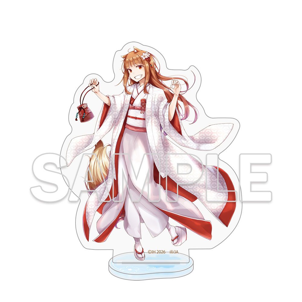 狼と香辛料 原作20周年記念 アクリルフィギュア 白無垢Ver. ("Spice and Wolf" Original 20th Anniversary Acrylic Figure Shiromuku Ver.)