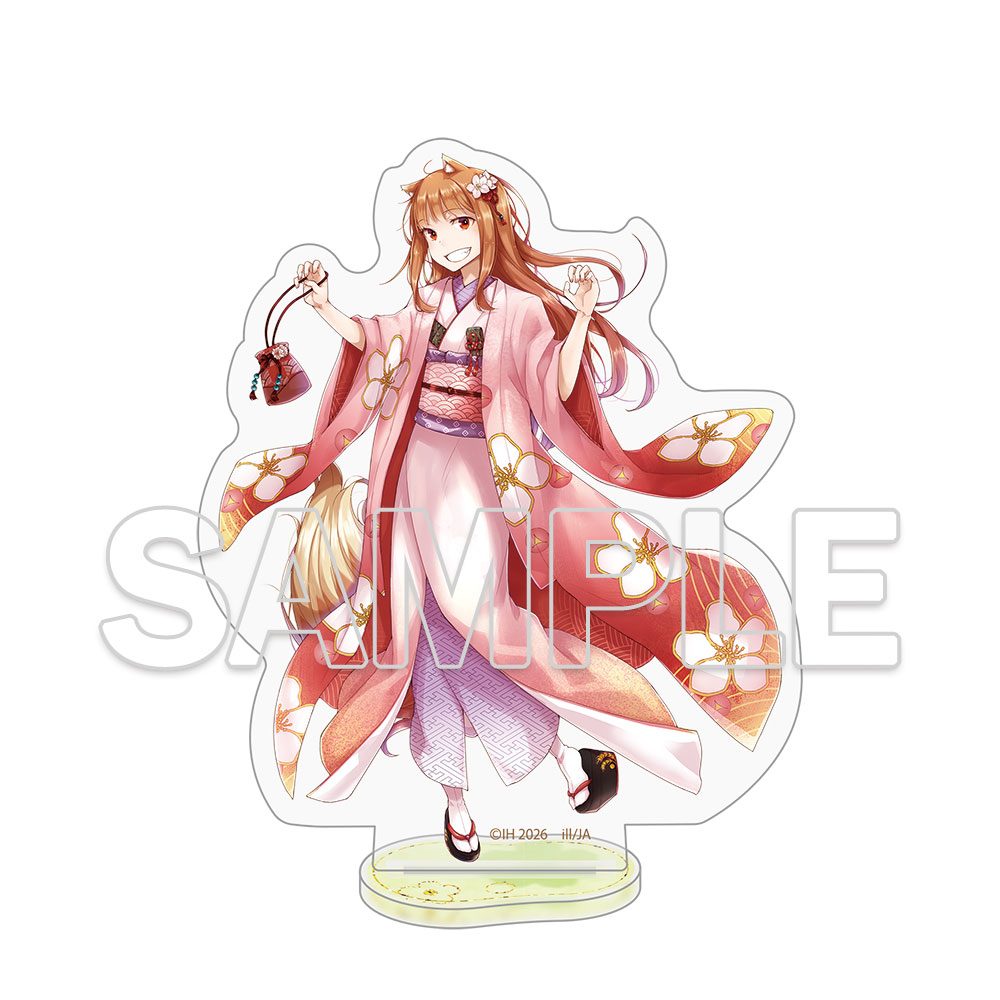 狼と香辛料 原作20周年記念 アクリルフィギュア 着物Ver. ("Spice and Wolf" Original 20th Anniversary Acrylic Figure Kimono Ver.)