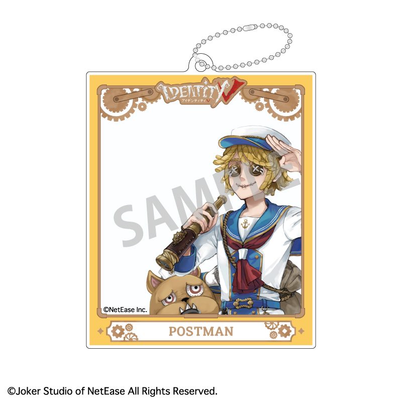 IdentityV 第五人格 フォトフレームアクリルキーホルダー ポストマン マリンルック×スチームパンク ("Identity V" Photo Frame Acrylic Key Chain Postman Marine Look x Steampunk)