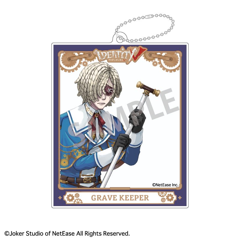 IdentityV 第五人格 フォトフレームアクリルキーホルダー 墓守 マリンルック×スチームパンク ("Identity V" Photo Frame Acrylic Key Chain Grave Keeper Marine Look x Steampunk)