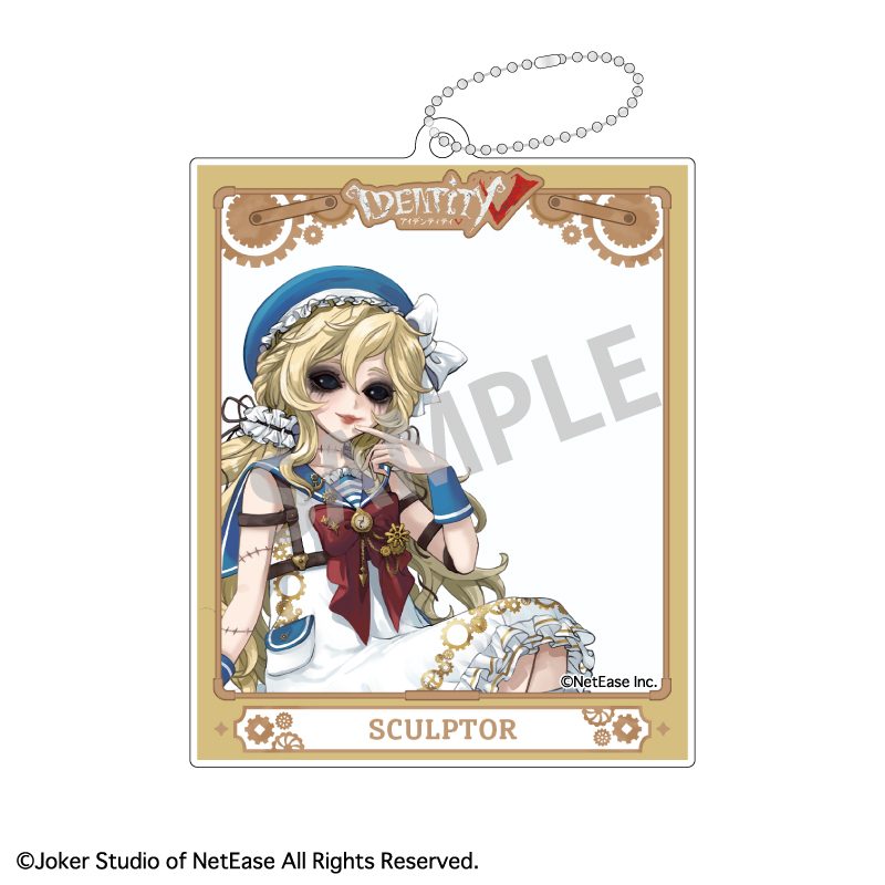 IdentityV 第五人格 フォトフレームアクリルキーホルダー 彫刻師 マリンルック×スチームパンク ("Identity V" Photo Frame Acrylic Key Chain Sculptor Marine Look x Steampunk)