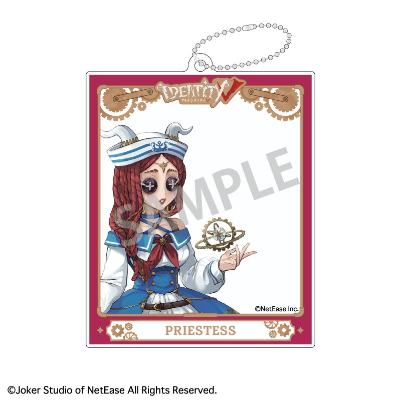 IdentityV 第五人格 フォトフレームアクリルキーホルダー 祭司 マリンルック×スチームパンク ("Identity V" Photo Frame Acrylic Key Chain Priestess Marine Look x Steampunk)
