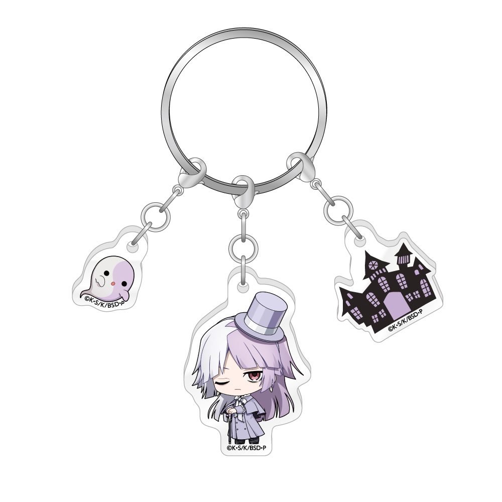 文豪ストレイドッグス 3連アクリルキーホルダー Ghost House Ver. シグマ ("Bungo Stray Dogs" Triple Acrylic Key Chain Ghost House Ver. Sigma)
