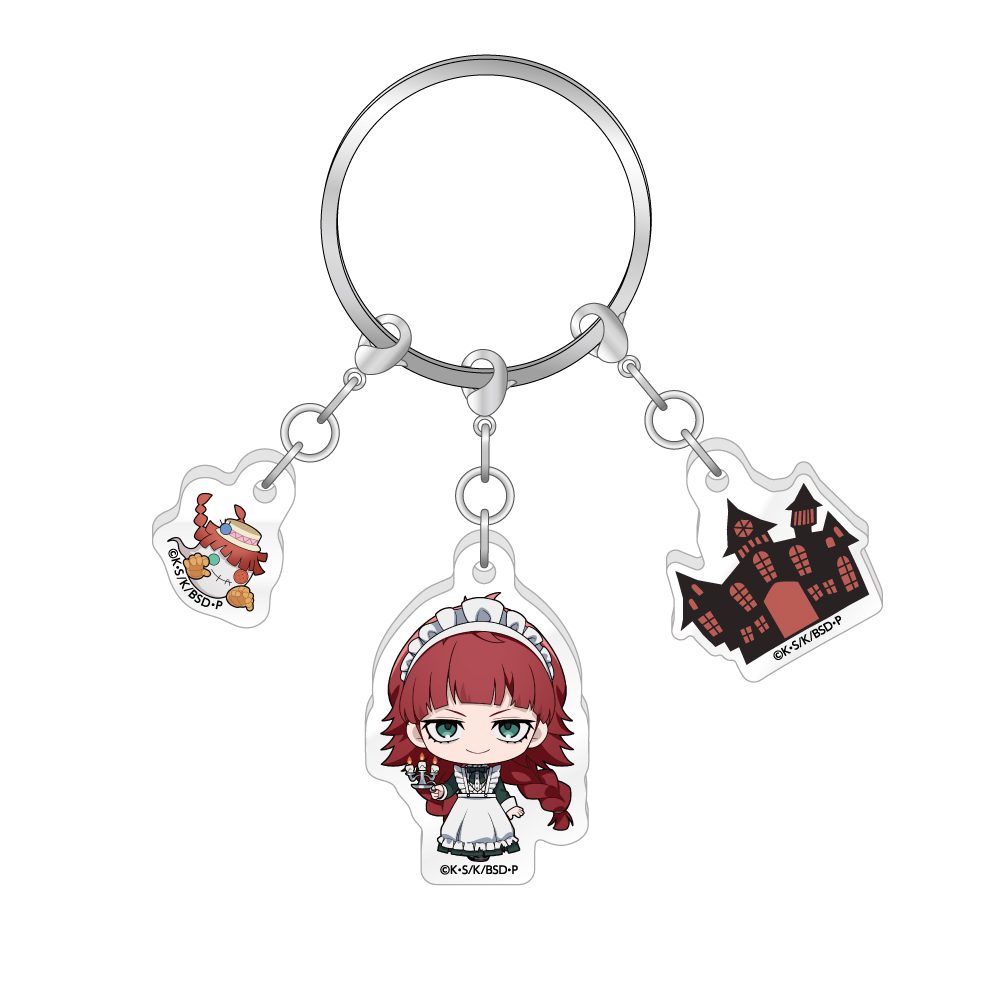 文豪ストレイドッグス 3連アクリルキーホルダー Ghost House Ver. ルーシー・M ("Bungo Stray Dogs" Triple Acrylic Key Chain Ghost House Ver. Lucy M)