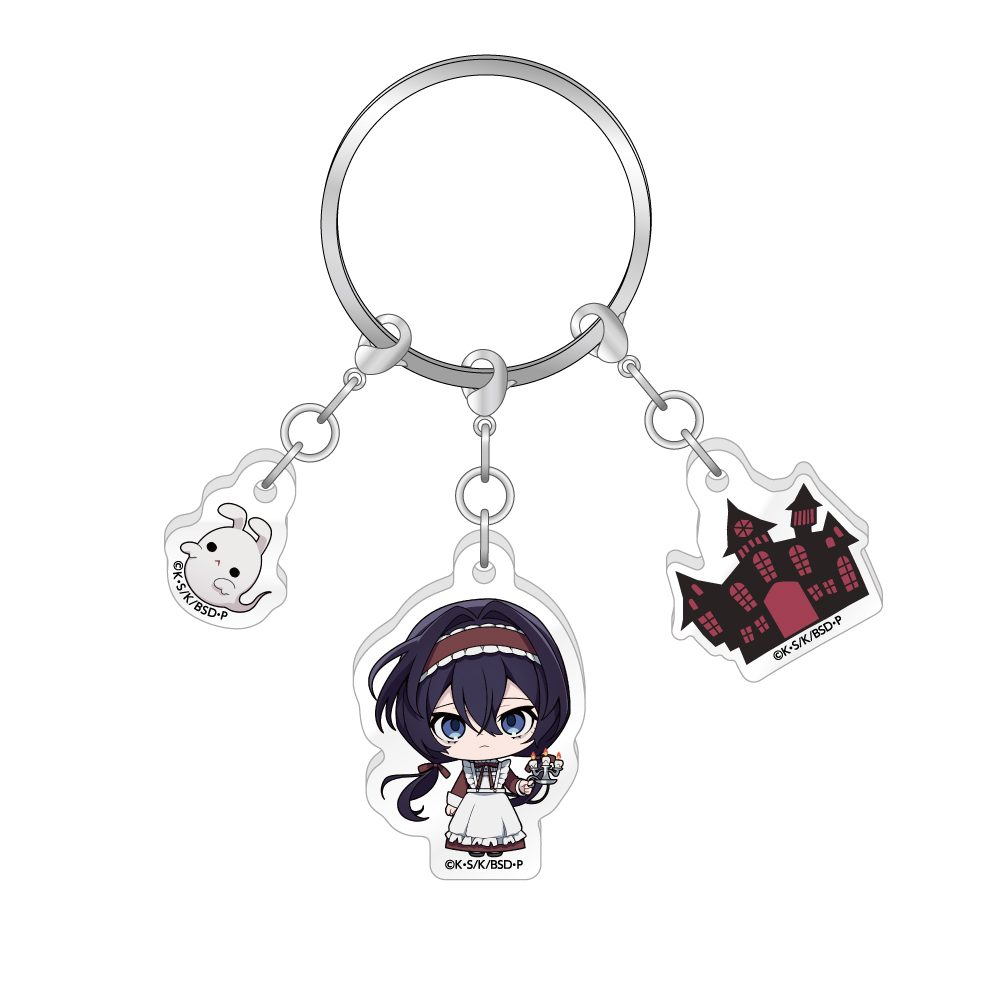 文豪ストレイドッグス 3連アクリルキーホルダー Ghost House Ver. 泉鏡花 ("Bungo Stray Dogs" Triple Acrylic Key Chain Ghost House Ver. Izumi Kyoka)