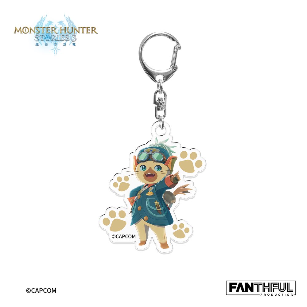 FANTHFUL モンスターハンターストーリーズ3 -運命の双竜- FP003MHS32026 アクリルキーチェーン(ルディ) (FANTHFUL "MONSTER HUNTER STORIES 3" FP003MHS32026 ACRYLIC KEYCHAIN (RUDY))
