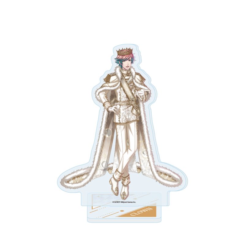 アクリルスタンド 夢王国と眠れる100人の王子様 108 クラウン(公式イラスト) (Acrylic Stand "100 Sleeping Princes and the Kingdom of Dreams" 108 Clown (Official Illustration))