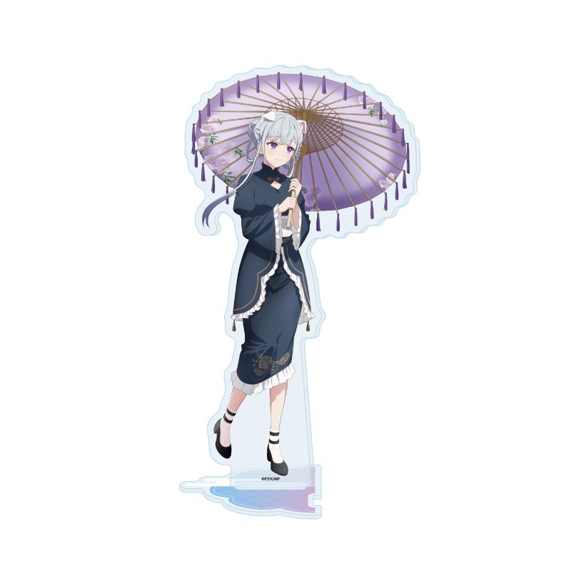 アクリルスタンド 転生王女と天才令嬢の魔法革命 04 ユフィリア ケモ耳×中華ロリータVer.(描き下ろしイラスト) (Acrylic Stand "The Magical Revolution of the Reincarnated Princess and the Genius Young Lady" 04 Euphyllia Kemomimi x Chinese Lolita Ver. (Original Illustration))