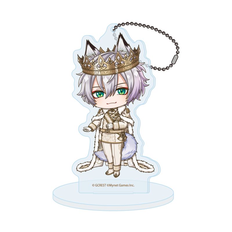 アクリルスタンドキーホルダー 夢王国と眠れる100人の王子様 81 砕牙(ミニキャライラスト) (Acrylic Stand Key Chain "100 Sleeping Princes and the Kingdom of Dreams" 81 Saiga (Mini Character Illustration))