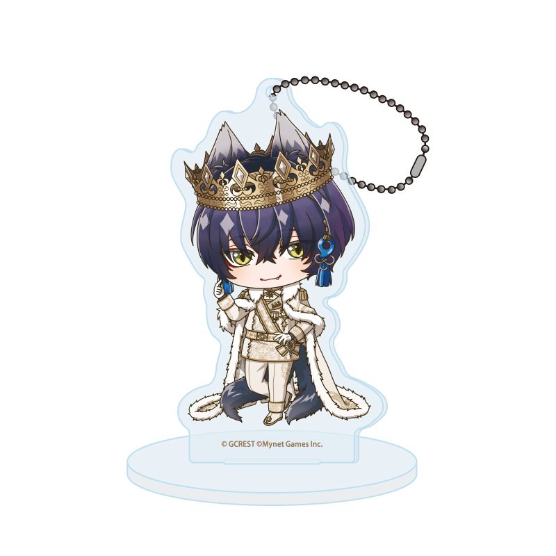 アクリルスタンドキーホルダー 夢王国と眠れる100人の王子様 86 煌牙(ミニキャライラスト) (Acrylic Stand Key Chain "100 Sleeping Princes and the Kingdom of Dreams" 86 Koga (Mini Character Illustration))