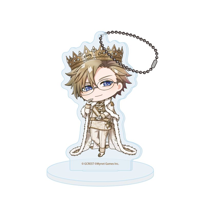アクリルスタンドキーホルダー 夢王国と眠れる100人の王子様 89 イリア(ミニキャライラスト) (Acrylic Stand Key Chain "100 Sleeping Princes and the Kingdom of Dreams" 89 Ilia (Mini Character Illustration))