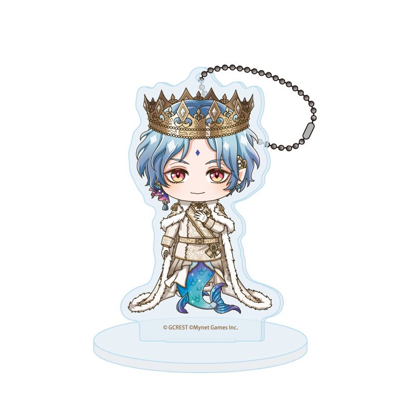 アクリルスタンドキーホルダー 夢王国と眠れる100人の王子様 90 サラサ(ミニキャライラスト) (Acrylic Stand Key Chain "100 Sleeping Princes and the Kingdom of Dreams" 90 Sarasa (Mini Character Illustration))