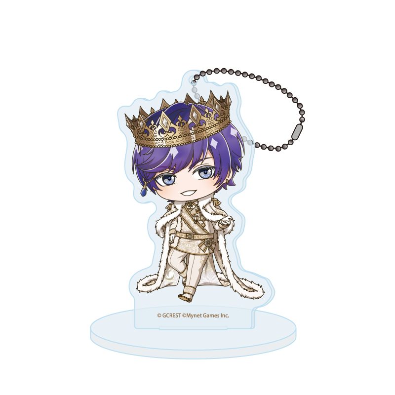 アクリルスタンドキーホルダー 夢王国と眠れる100人の王子様 91 ゴーシュ(ミニキャライラスト) (Acrylic Stand Key Chain "100 Sleeping Princes and the Kingdom of Dreams" 91 Gauche (Mini Character Illustration))