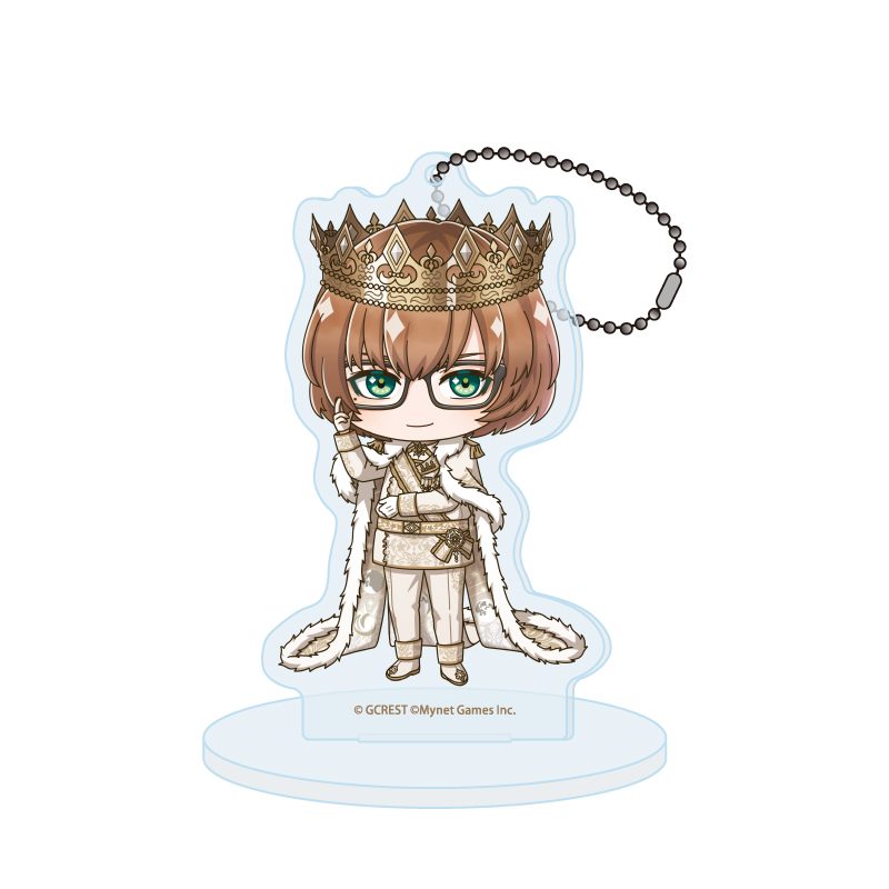 アクリルスタンドキーホルダー 夢王国と眠れる100人の王子様 93 グレアム(ミニキャライラスト) (Acrylic Stand Key Chain "100 Sleeping Princes and the Kingdom of Dreams" 93 Graham (Mini Character Illustration))