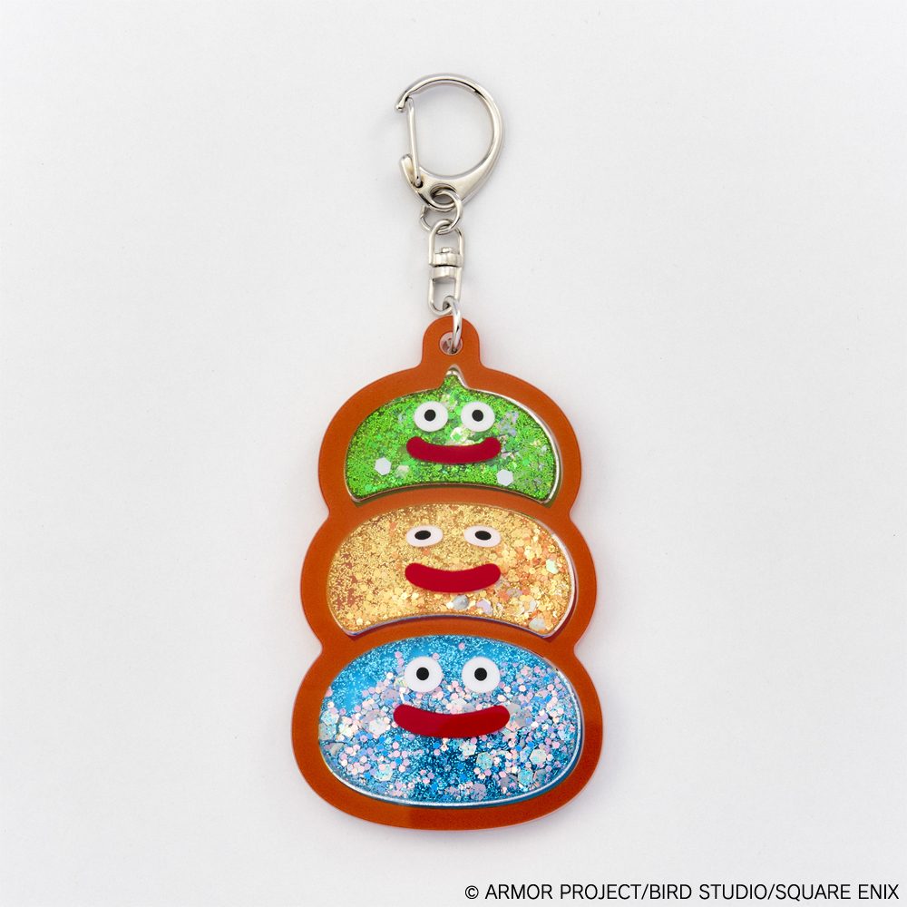 ドラゴンクエスト スマイルスライム ラメでキラキラ!キーホルダー スライムタワー ("Dragon Quest" Smile Slime Lame de Kirakira! Key Chain Slime Stack)