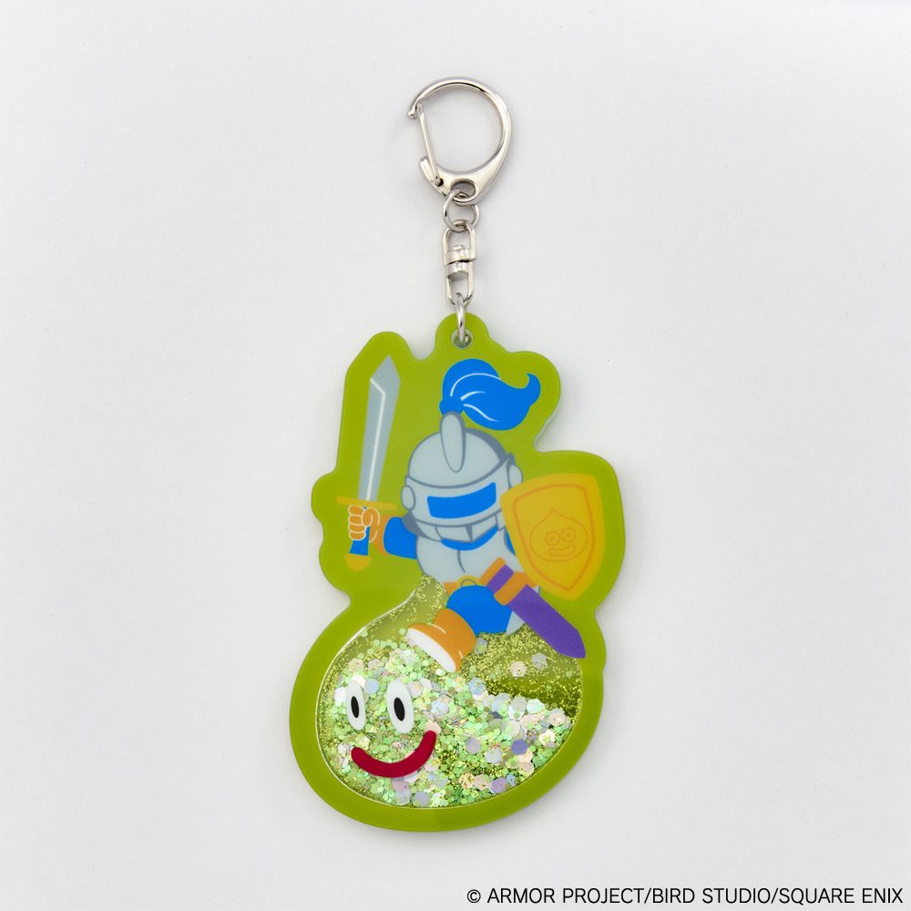 ドラゴンクエスト スマイルスライム ラメでキラキラ!キーホルダー スライムナイト ("Dragon Quest" Smile Slime Lame de Kirakira! Key Chain Slime Knight)
