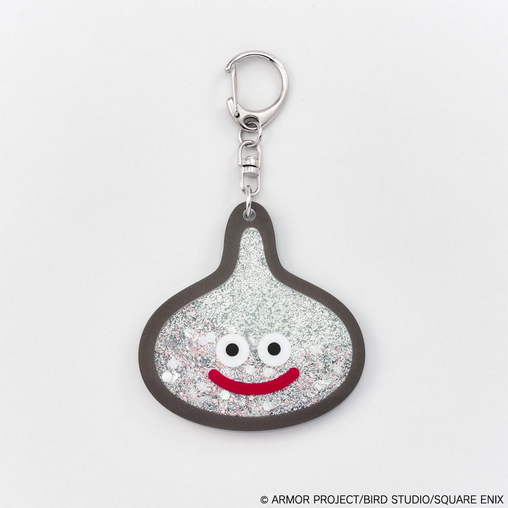 ドラゴンクエスト スマイルスライム ラメでキラキラ!キーホルダー メタルスライム ("Dragon Quest" Smile Slime Lame de Kirakira! Key Chain Metal Slime)
