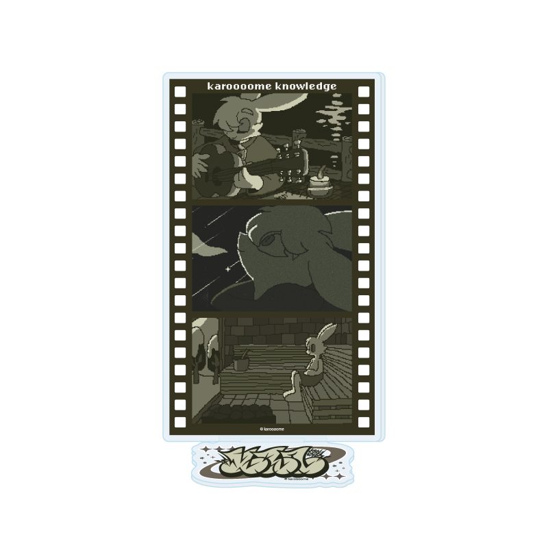 アクリルスタンド karoooome knowledge 01 ヒュッテ(公式イラスト) (Acrylic Stand karoooome knowledge 01 Hutte (Official Illustration))