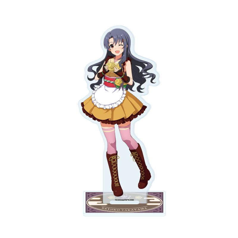アクリルスタンド アイドルマスター ミリオンライブ! 32 高山紗代子 和風喫茶Ver.(描き下ろしイラスト) (Acrylic Stand "The Idolmaster Million Live!" 32 Takayama Sayoko Japanese Style Cafe Ver. (Original Illustration))