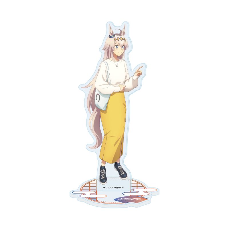 アクリルスタンド ウマ娘 シンデレラグレイ 04 オグリキャップ グルメ街道Ver. (Acrylic Stand "Uma Musume Cinderella Gray" 04 Oguri Cap Gourmet Road Ver.)