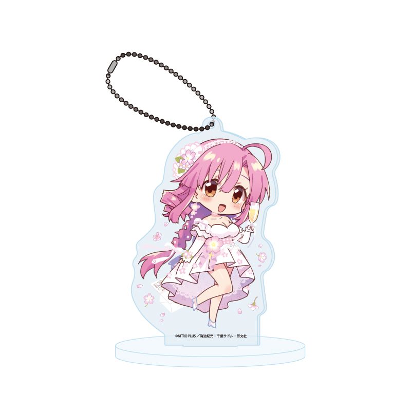 アクリルスタンドキーホルダー がっこうぐらし! 14 佐倉慈A(描き下ろしイラスト) (Acrylic Stand Key Chain "School-Live!" 14 Sakura Megumi A (Original Illustration))