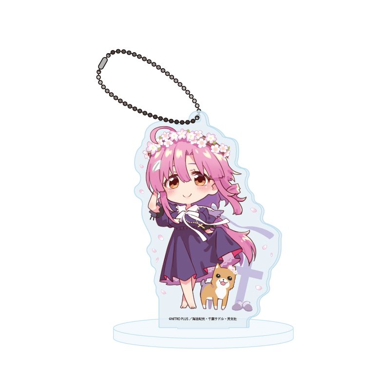 アクリルスタンドキーホルダー がっこうぐらし! 15 佐倉慈B(描き下ろしイラスト) (Acrylic Stand Key Chain "School-Live!" 15 Sakura Megumi B (Original Illustration))