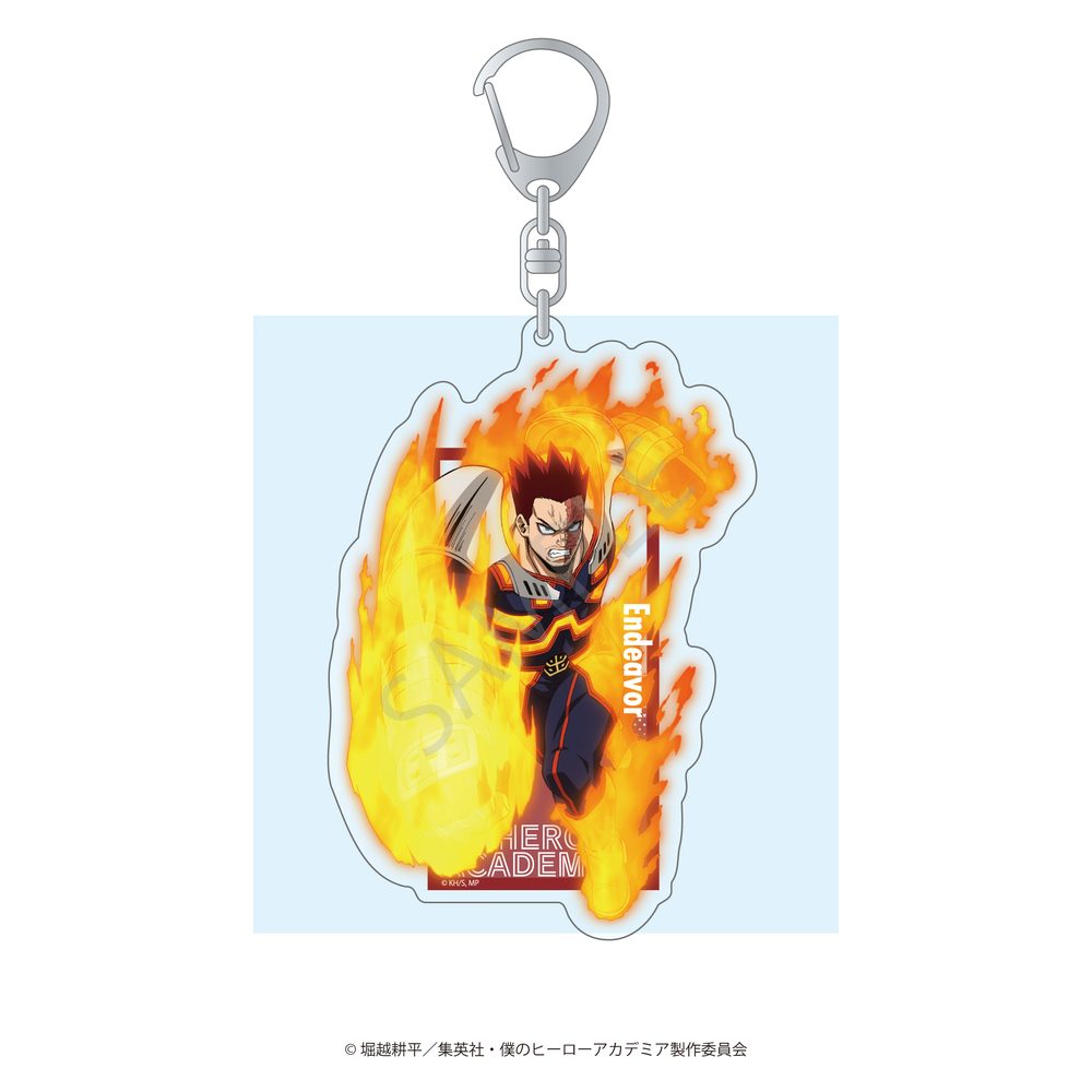 僕のヒーローアカデミア 等身アクリルキーホルダー 07 エンデヴァー ("My Hero Academia" Life-size Acrylic Key Chain 07 Endeavor)