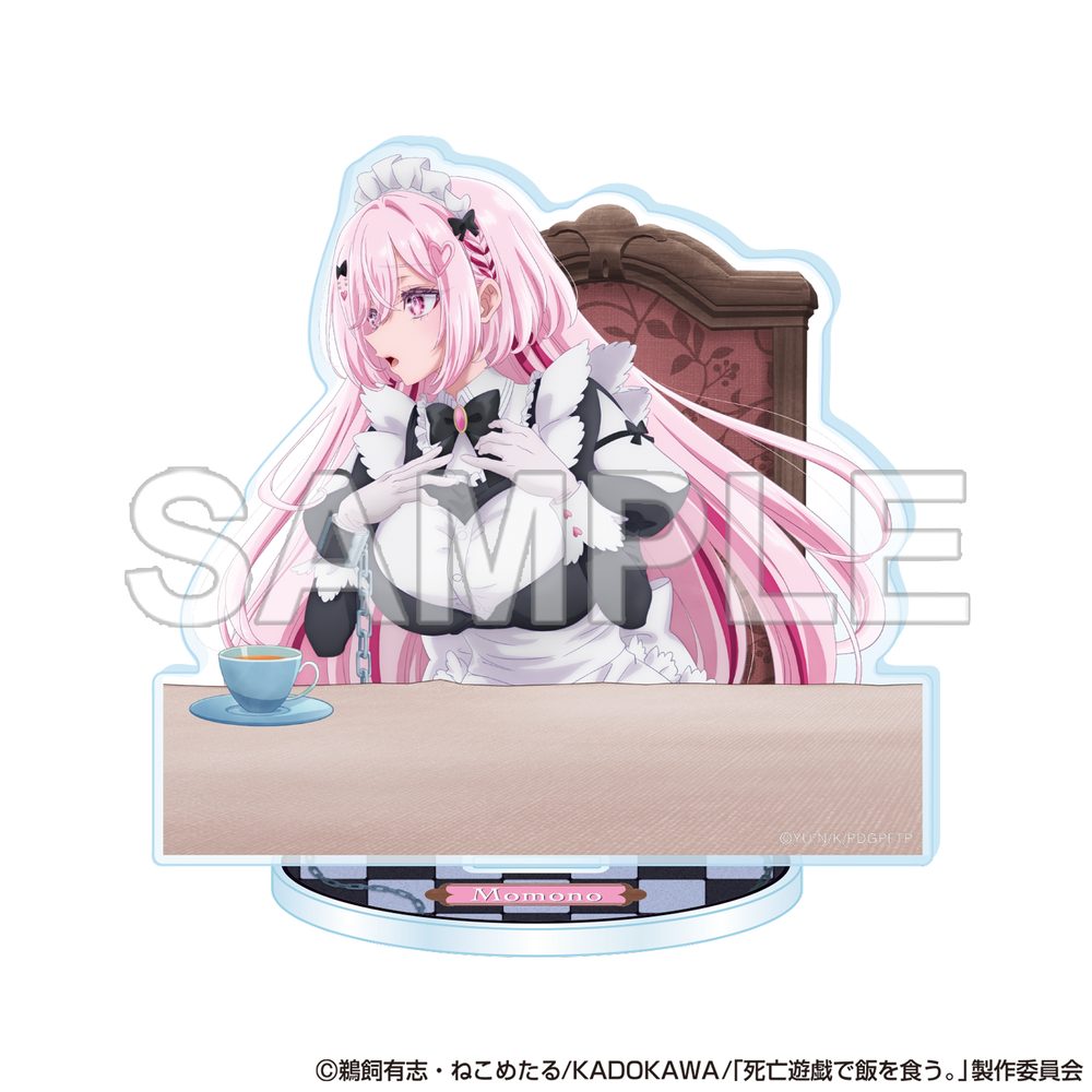 死亡遊戯で飯を食う。 アクリルスタンドフィギュア 桃乃(GHOST HOUSE) ("Playing Death Games to Put Food on the Table" Acrylic Stand Figure Momono (Ghost House))