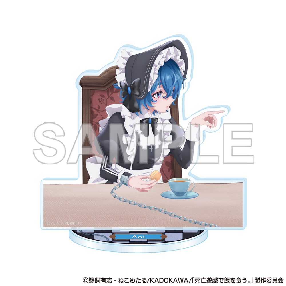 死亡遊戯で飯を食う。 アクリルスタンドフィギュア 青井(GHOST HOUSE) ("Playing Death Games to Put Food on the Table" Acrylic Stand Figure Aoi (Ghost House))