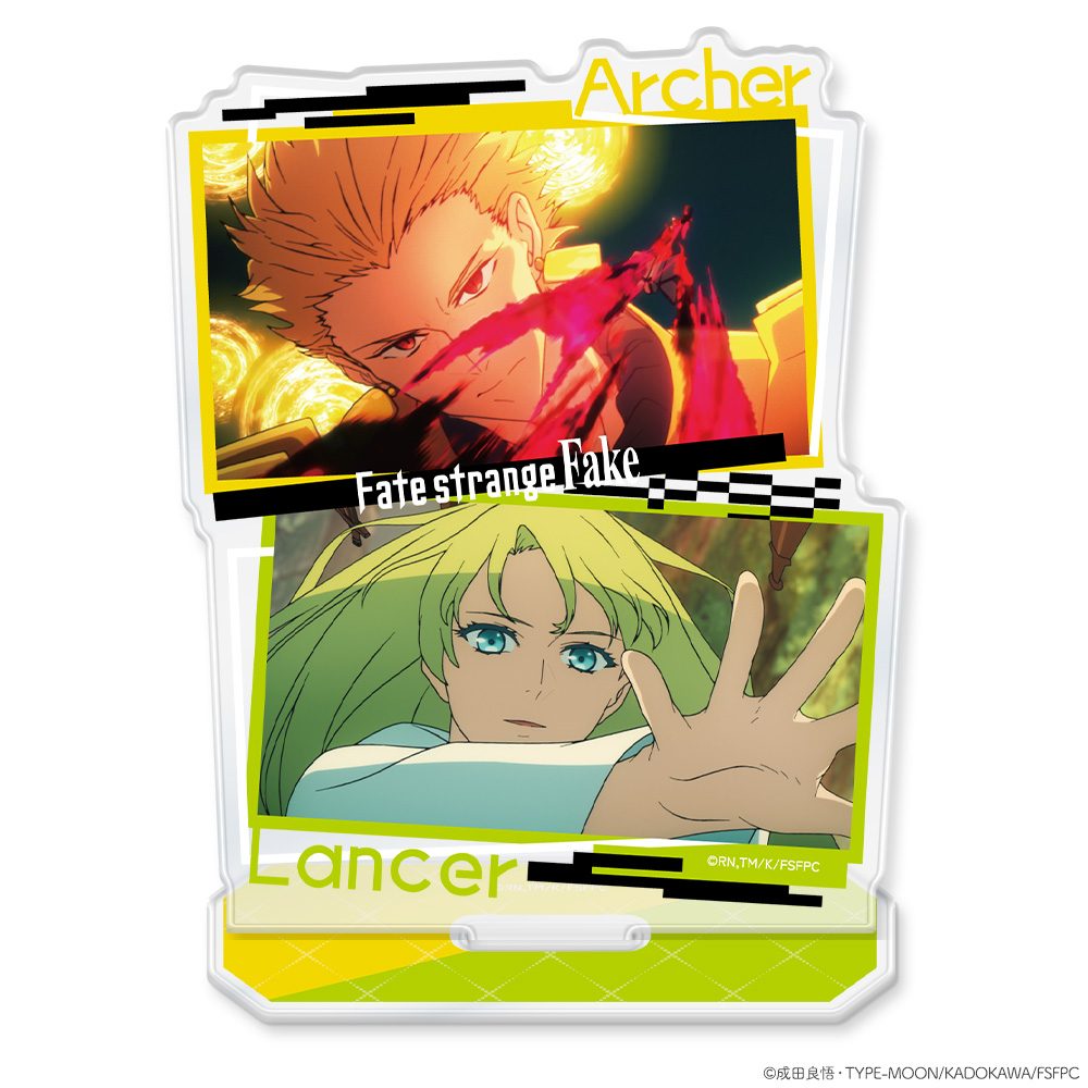 Fate/strange Fake アクリルキャラスタンド アーチャー&ランサー ("Fate/strange Fake" Acrylic Chara Stand Archer & Lancer)