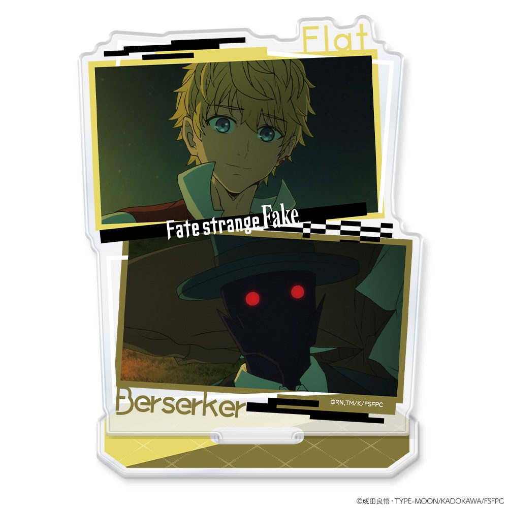 Fate/strange Fake アクリルキャラスタンド フラット・エスカルドス&バーサーカー ("Fate/strange Fake" Acrylic Chara Stand Flat Escardos & Berserker)