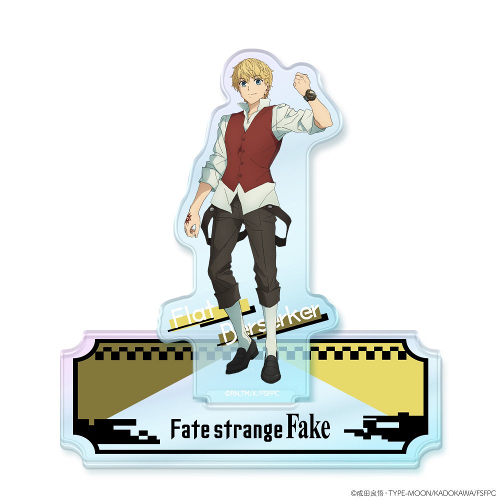 Fate/strange Fake オーロラアクリルニコスタンド フラット・エスカルドス&バーサーカー ("Fate/strange Fake" Aurora Acrylic Niko Stand Flat Escardos & Berserker)