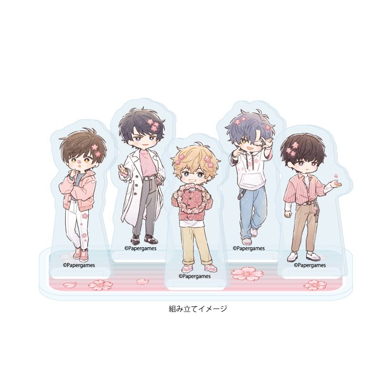 アクリルスタンドプレート 恋とプロデューサー -EVOL×LOVE- 11 桜衣装Ver.(グラフアートイラスト) (Acrylic Stand Plate "Mr Love: Queen's Choice" 11 Cherry Blossom Outfit Ver. (Graff Art Illustration))