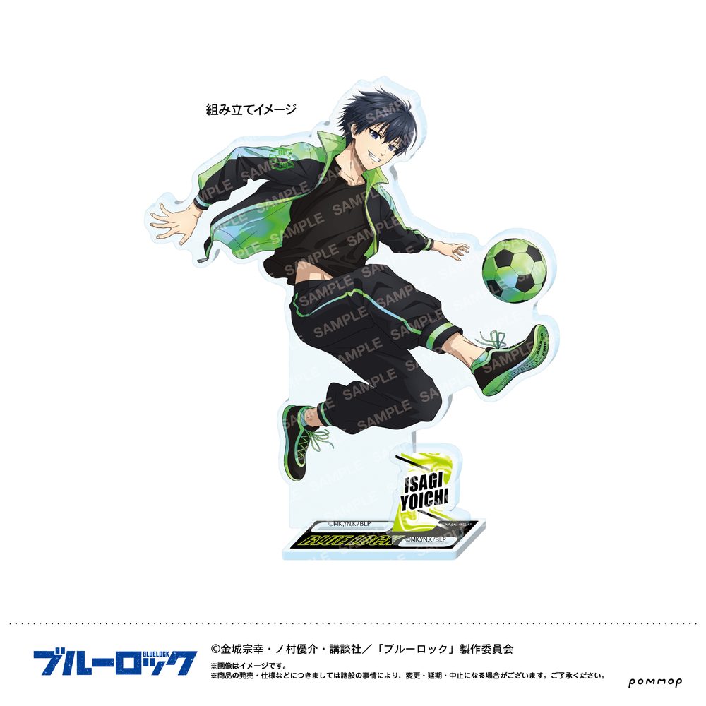 ブルーロック アクリルスタンド-ナイトサッカー- A 潔世一 ("Blue Lock" Acrylic Stand -Night Soccer- A Isagi Yoichi)