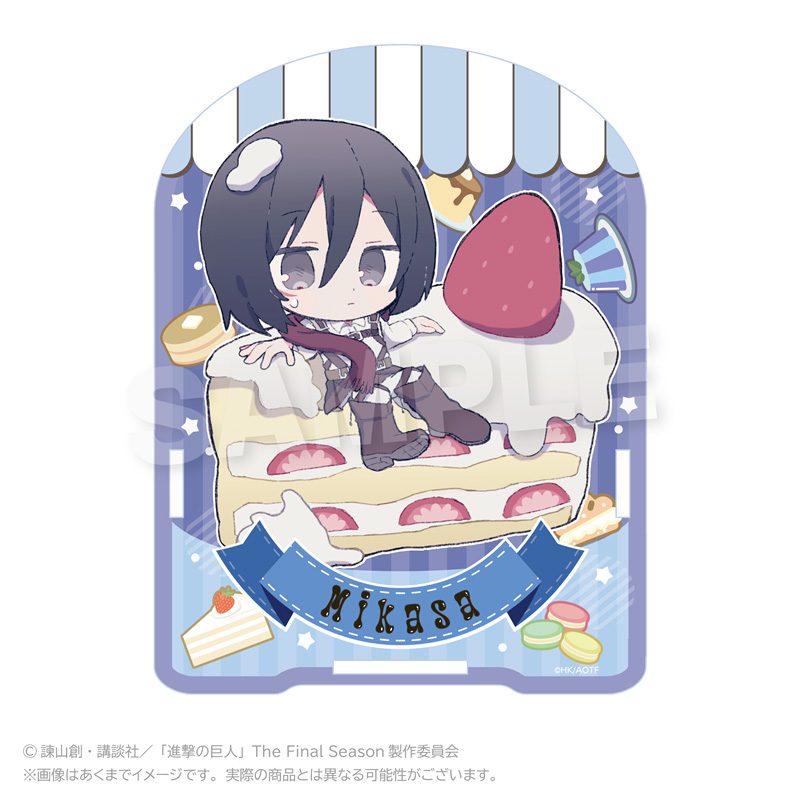 進撃の巨人 アクリルペンスタンド デザートVer. ミカサ ("Attack on Titan" Acrylic Pen Stand Dessert Ver. Mikasa)