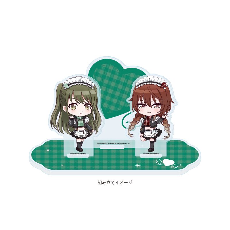 アクリルジオラマ アイドルマスター シャイニーカラーズ 13 283プロ シーズ 黒色天使Ver.(ミニキャライラスト) (Acrylic Diorama "The Idolmaster Shiny Colors" 13 283 Production SHHis Black Angel Ver. (Mini Character Illustration))