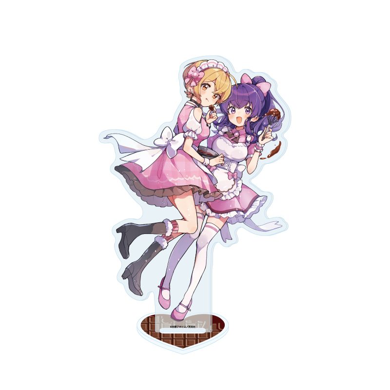 アクリルスタンド しゅがー・みーつ・がーる! 05 佐藤カンナ&望月美都(公式イラスト) (Acrylic Stand "Sugar Meets Girl!" 05 Sato Kanna & Mochizuki Mito (Official Illustration))