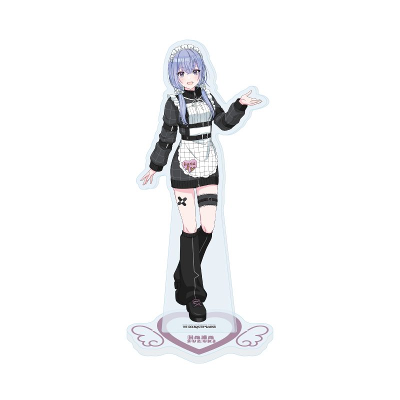 アクリルスタンド アイドルマスター シャイニーカラーズ 22 鈴木羽那 黒色天使Ver.(描き下ろしイラスト) (Acrylic Stand "The Idolmaster Shiny Colors" 22 Suzuki Hana Black Angel Ver. (Original Illustration))