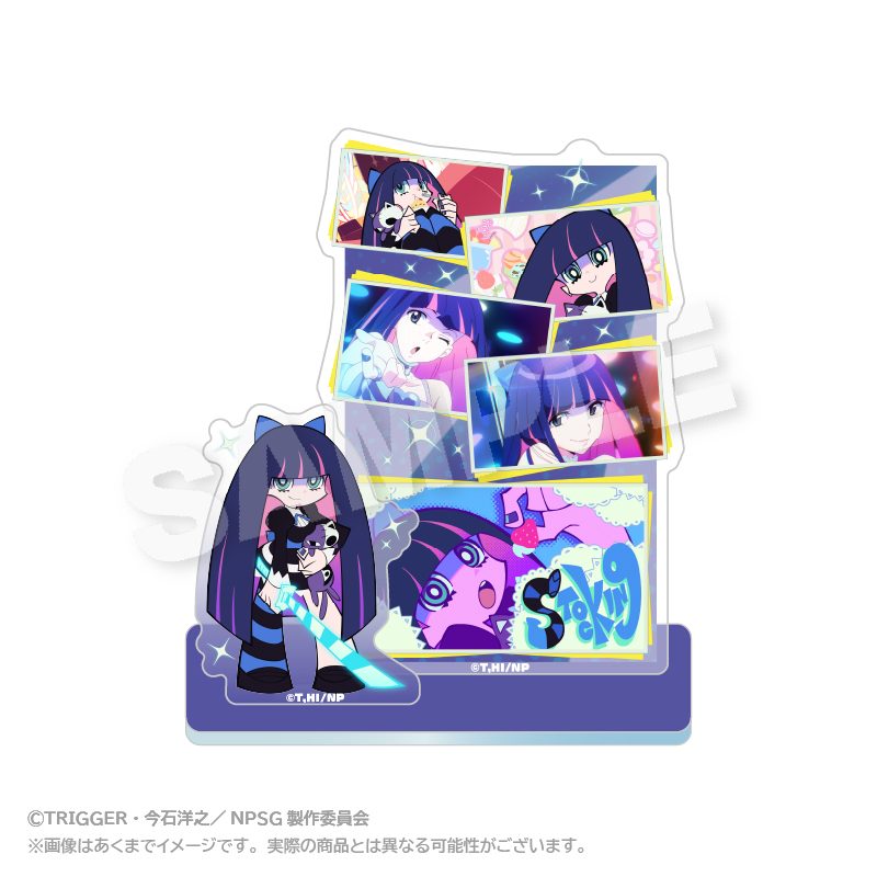 New PANTY & STOCKING with GARTERBELT メモリーズアクリルマスコット ストッキング ("New Panty & Stocking with Garterbelt" Memories Acrylic Mascot Stocking)