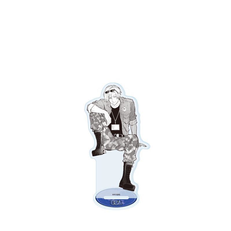 アクリルスタンド 地政学ボーイズ -国がサラリーマンになって働く会社- 02 アメリカ(公式イラスト) (Acrylic Stand "Geopolitics Boys -A Company Where Countries Work As Salarymen-" 02 USA (Official Illustration))