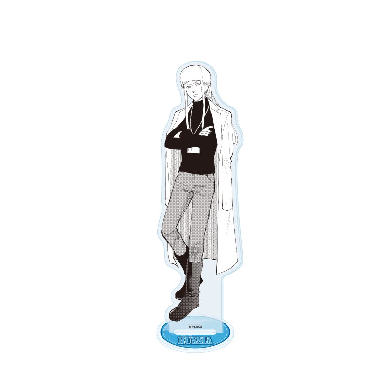 アクリルスタンド 地政学ボーイズ -国がサラリーマンになって働く会社- 05 ロシア(公式イラスト) (Acrylic Stand "Geopolitics Boys -A Company Where Countries Work As Salarymen-" 05 Russia (Official Illustration))